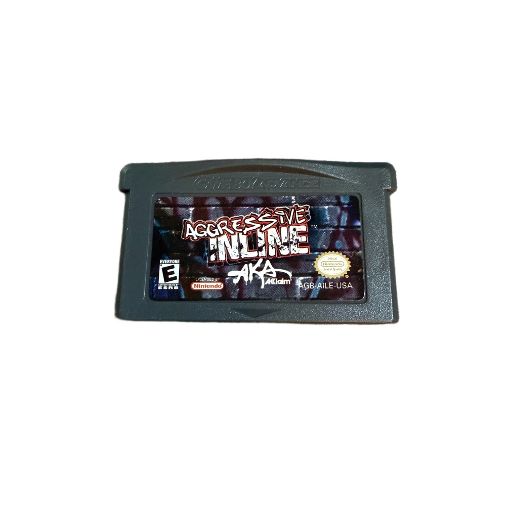 Aggressive Inline Nintendo Game Boy Advance GBA Video Game AGB-AILE-USA Sports